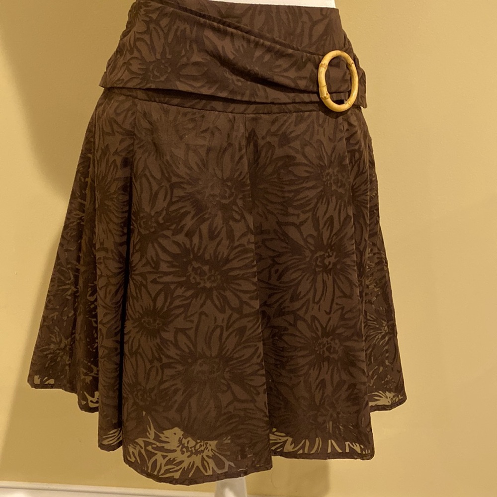 Flirty skirt.